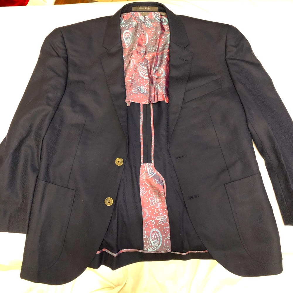 Men’s indochino small black sports jacket